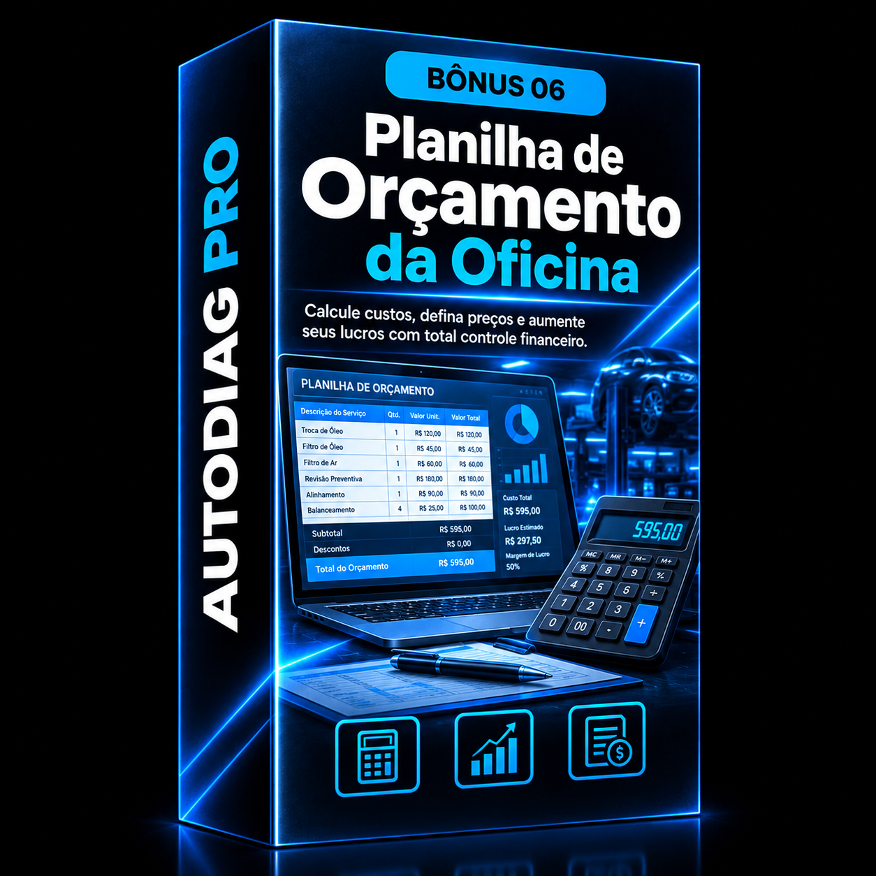 PLANILHA DE ORÇAMENTO DA OFICINA